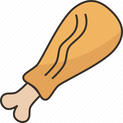 Chicken, fried, meat, food, tasty icon - Download on Iconfinder