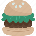 hamburger, bread, food, meal, lunch