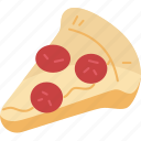 pizza, slice, food, snack, tasty