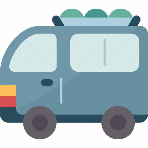 Van, camping, tour, travel, trip icon - Download on Iconfinder