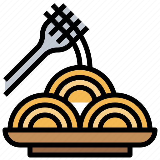 Dish, food, italian, meatballs, pasta, plate, spaghetti icon - Download on Iconfinder