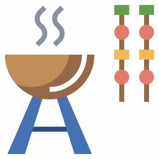 Bbq, cooking, equipment, food, grill, picnic, restaurant icon - Download on Iconfinder