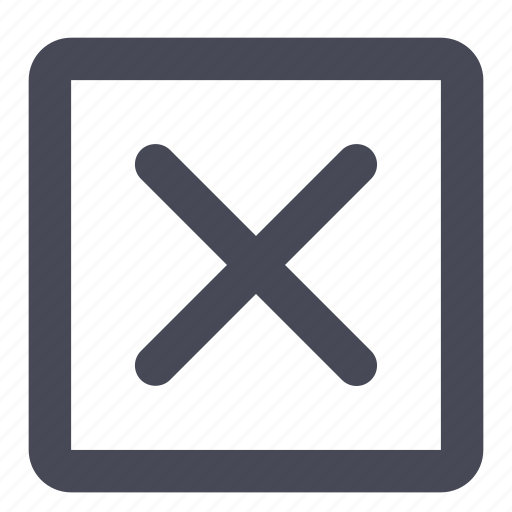 Check, checkbox, cross, delete, exit, no, remove icon - Download on Iconfinder