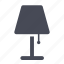 lamp, light, table 