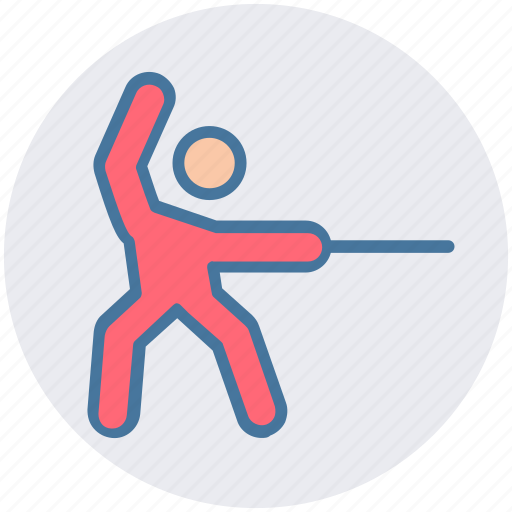 Battle, defense, fight, fighting, man with sword, martial art icon - Download on Iconfinder