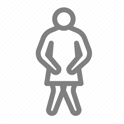 Girl, pee, restroom, toilet, woman icon - Download on Iconfinder