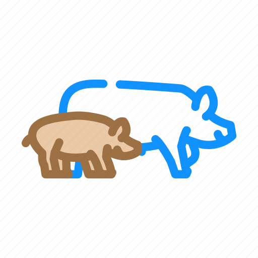 Pig, piglets, farm, pork, animal, piglet icon - Download on Iconfinder