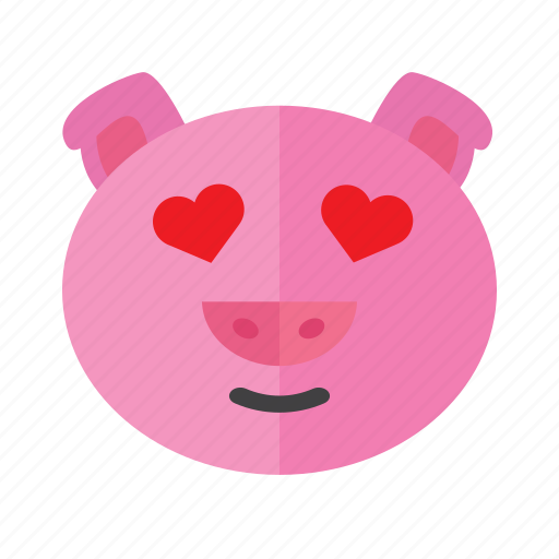 Emotion, expression, face, head, pig, sad, smile icon - Download on Iconfinder