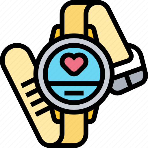 Smartwatch, electronic, gadget, health, monitor icon - Download on Iconfinder