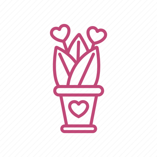 Love, plant, pot icon - Download on Iconfinder on Iconfinder