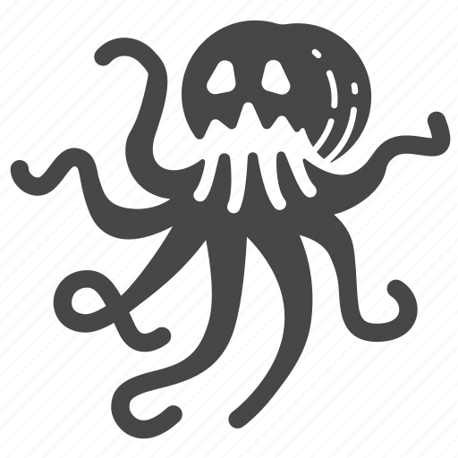 Kraken, monster, octopus, sea monster, squid, alien icon - Download on Iconfinder