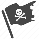 criminal, flag, outlaw, pirate, ghost ship, skull