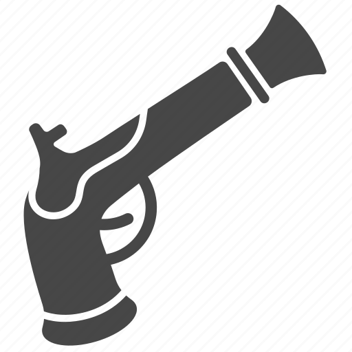 Antique, gun, pirate, weapon, pistol icon - Download on Iconfinder