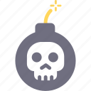 bomb, pirate, skull