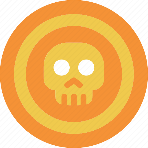 Coin, pirate, skull icon - Download on Iconfinder