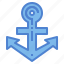 anchor, boat, sailor, ship 