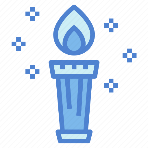 Fire, greece, mythology, torch icon - Download on Iconfinder