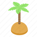 beach, cartoon, island, isometric, palm, pirate, tree