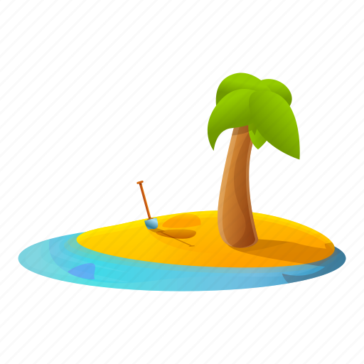 Beach, empty, island, pirate, tree, water icon - Download on Iconfinder