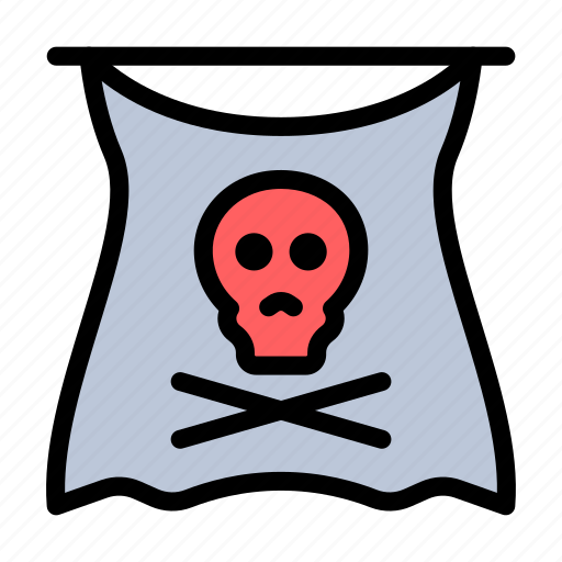 Pirate, flag, danger, death, sign icon - Download on Iconfinder