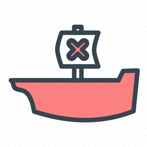 Boat, ship, pirate icon - Download on Iconfinder