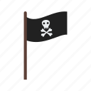 bone, color, danger, flag, pirate, sign, skull