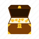 box, chest, gold, jewelry, pirate, treasure, wood