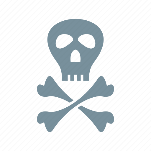 Crossbones, danger, pirate, sign, skeleton, skull, wheel icon - Download on Iconfinder