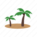 bay, island, palm, pirate, sea, tree, tropical
