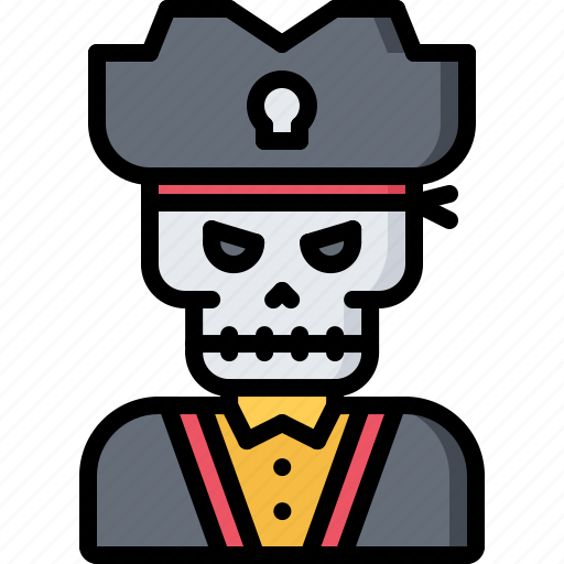 Bandit, captain, pirate, pirates, sailor, skillet, skull icon - Download on Iconfinder