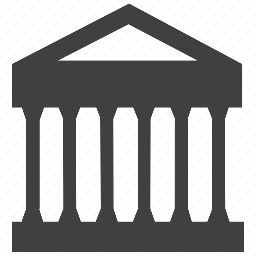 Court, federal, university, government buliding, greek, library icon - Download on Iconfinder