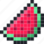 pixel, watermelon, food, fruit, cooking 