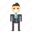 businessman, man, person, pixels, suit, user, business, finance 