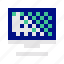 pixelated, pixel art, desktop, imac, computer, technology 