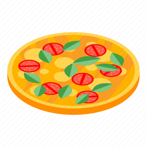 Cartoon, fish, food, hawaii, isometric, kitchen, pizza icon - Download on Iconfinder