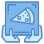 give, pizza, food, box, hand 