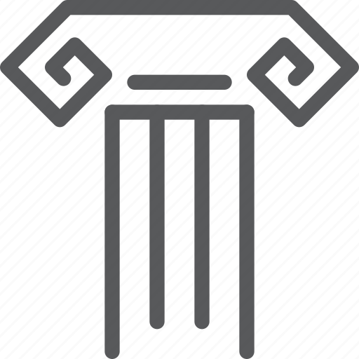 Column, famous, greece, pillar, place, rome, landmark icon - Download on Iconfinder