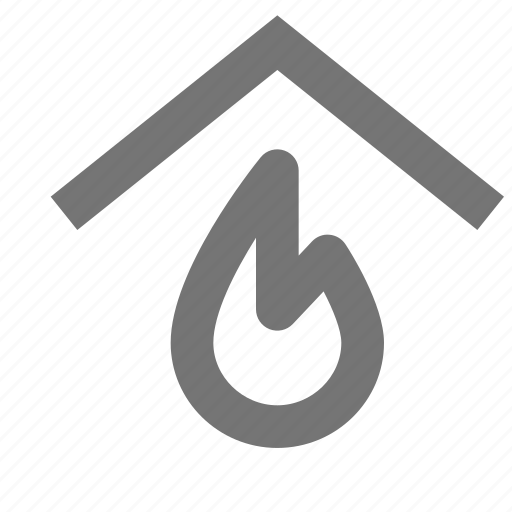 Fire, home, flame, house, architecture, building, danger icon - Download on Iconfinder
