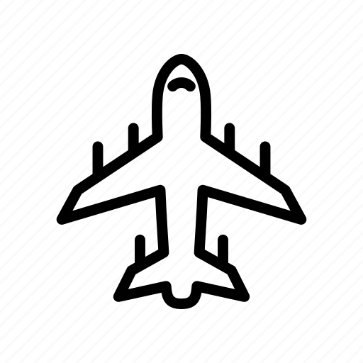 Aeroplane, aircraft, plane icon - Download on Iconfinder