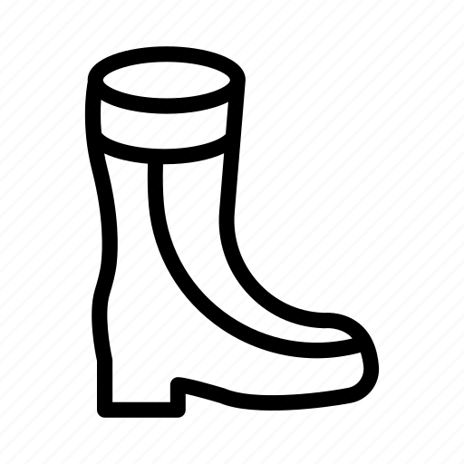 Boot, footwear, gardening, plantation, safety icon - Download on Iconfinder