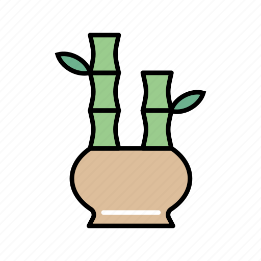 Bamboo, indoor, garden, plant, environment, decoration, houseplant icon - Download on Iconfinder
