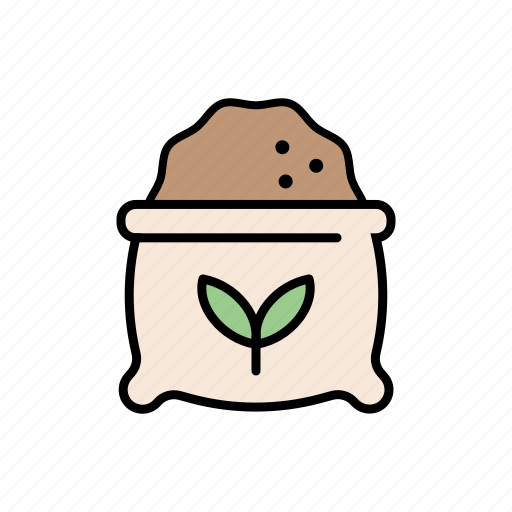 Soil, agriculture, gardening, humus, compost, manure, planting icon - Download on Iconfinder