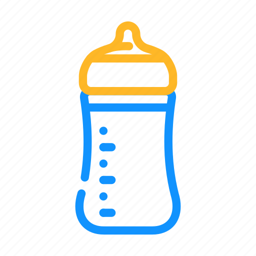 Baby, feeding, plastic, bottle, food, accessories icon - Download on Iconfinder