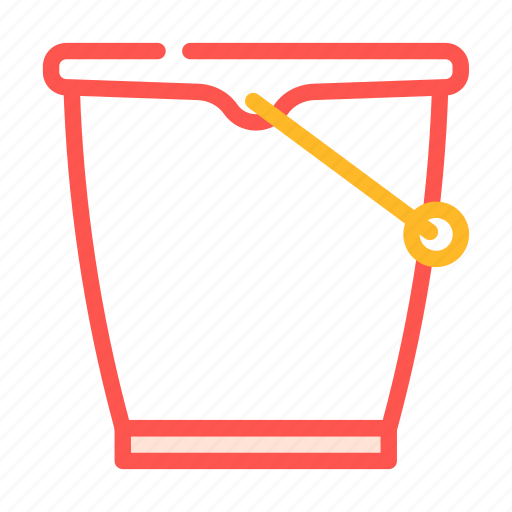 Bucket, plastic, food, accessories, package, bumper icon - Download on Iconfinder