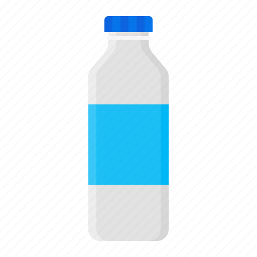 Beverage, bottle, container, milk, plastic, water icon - Download on Iconfinder