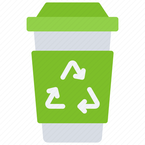 Coffee, cup, plastic, pollution, reusable icon - Download on Iconfinder