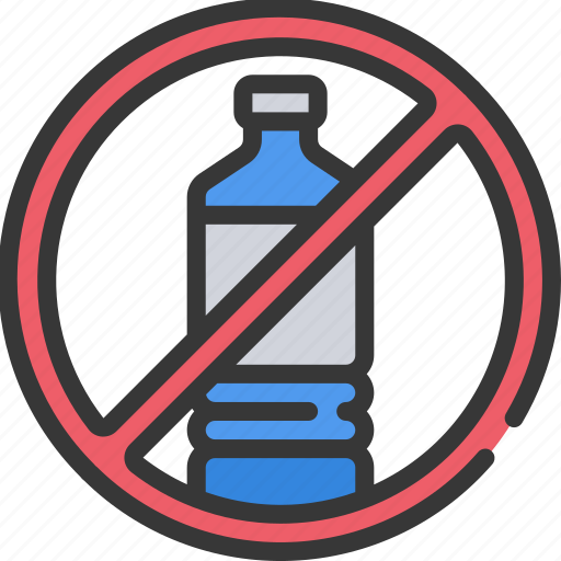 Bottles, contamination, no, plastic, pollution icon - Download on Iconfinder