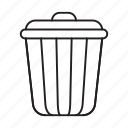 bin, recycle, dustbin, can, rubbish, delete, trash