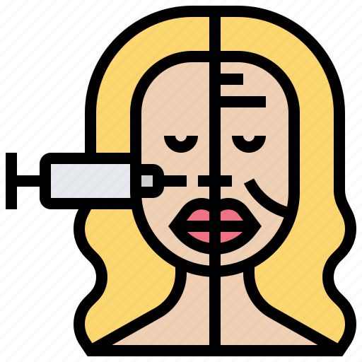 Aging, botox, facial, injection, wrinkle icon - Download on Iconfinder