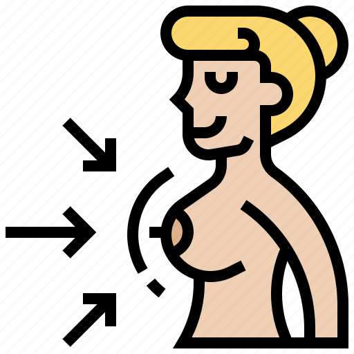Breast, correction, reduction, surgery, treatment icon - Download on Iconfinder